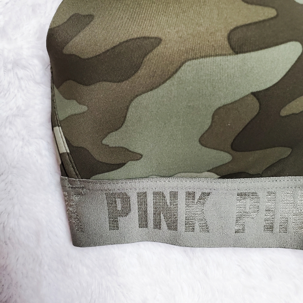 NEW | Victoria Secret PINK | Camo Wireless Bra - Picture 7 of 7